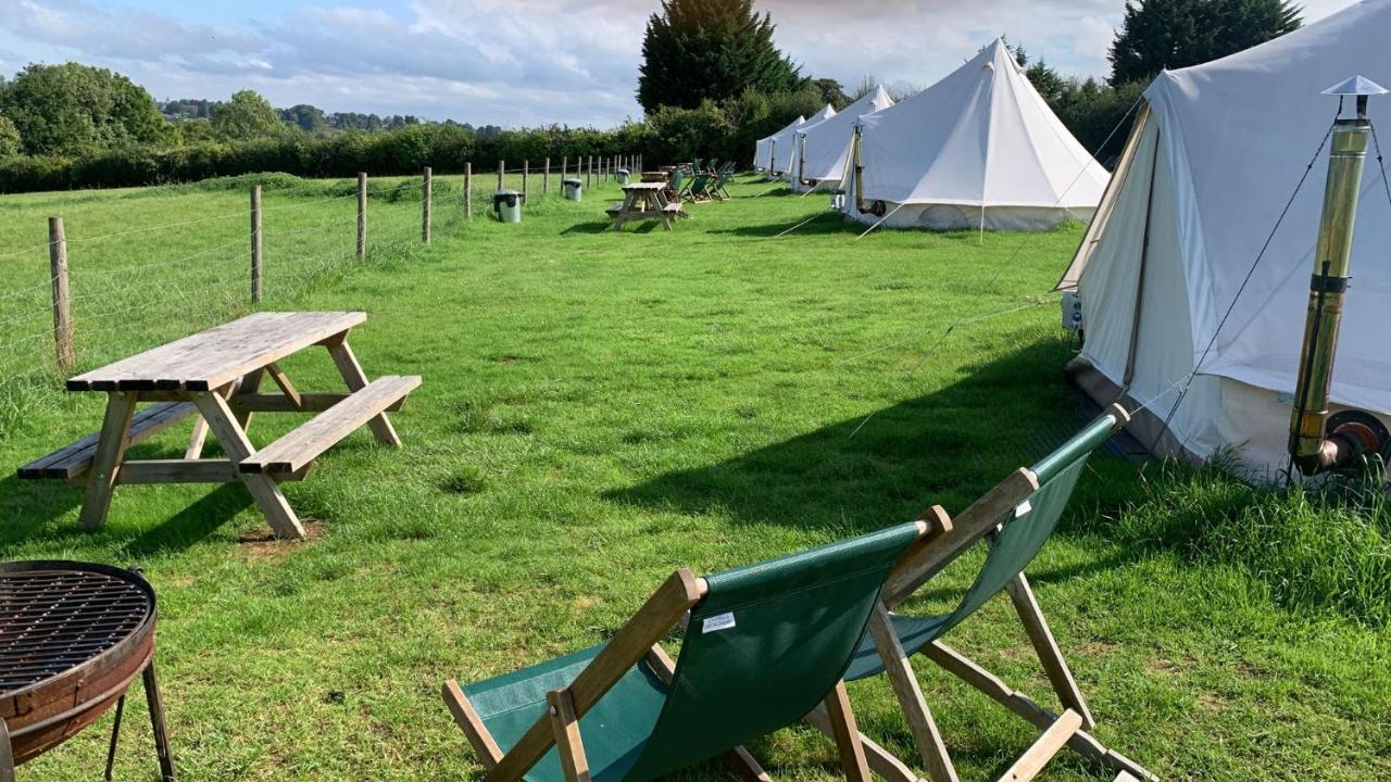 Home Farm Radnage Glamping Bell Tent 2, With Log Burner And Fire Pit Dış mekan fotoğraf