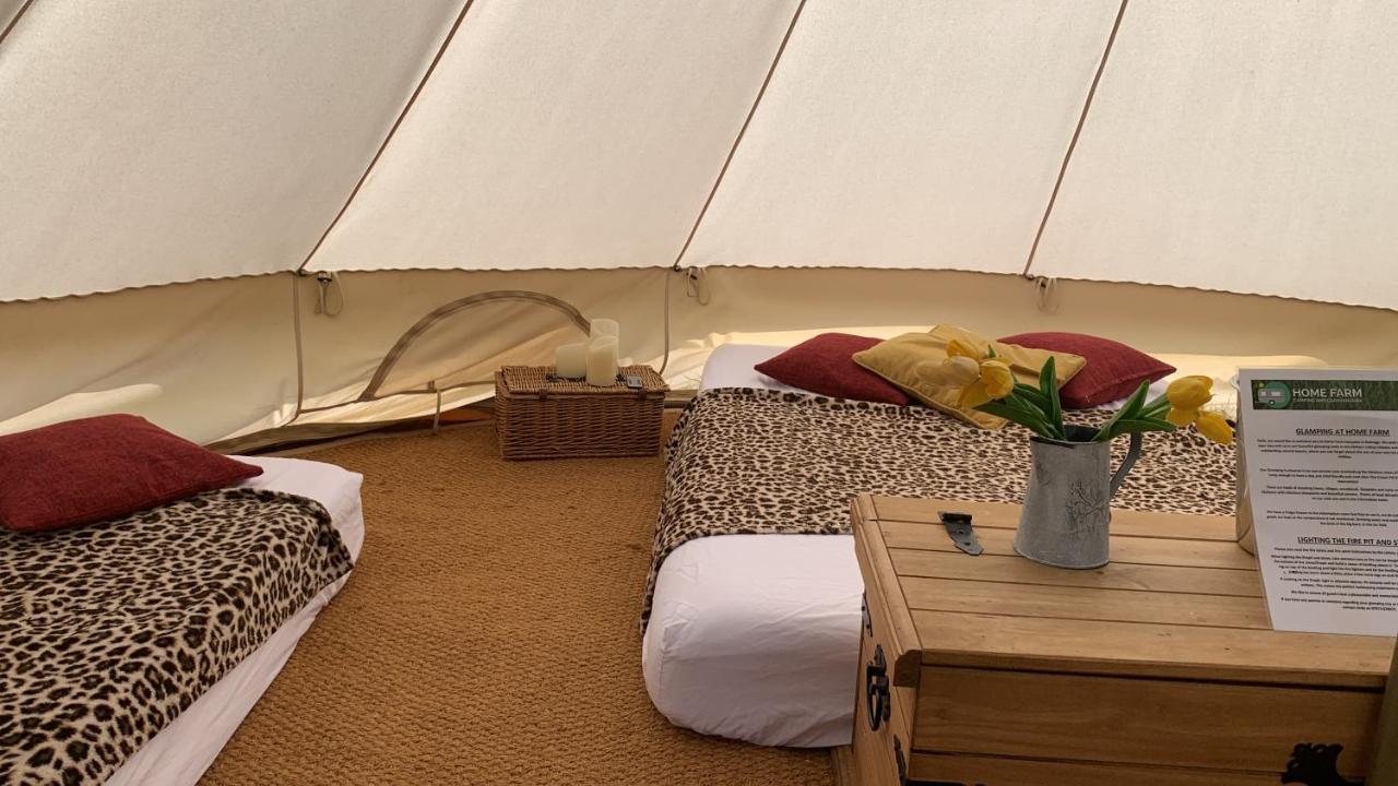 Home Farm Radnage Glamping Bell Tent 2, With Log Burner And Fire Pit Dış mekan fotoğraf